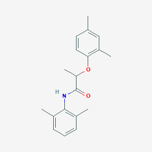 molecular formula C19H23NO2 B309887 2-(2,4-dimethylphenoxy)-N-(2,6-dimethylphenyl)propanamide 