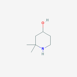 molecular formula C7H15NO B030989 2,2-二甲基哌啶-4-醇 CAS No. 937681-12-4