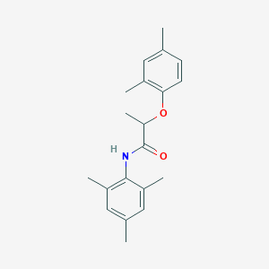 molecular formula C20H25NO2 B309890 2-(2,4-dimethylphenoxy)-N-mesitylpropanamide 