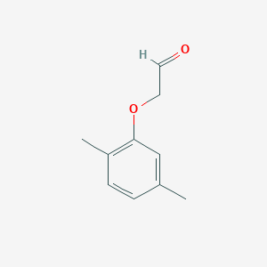 molecular formula C10H12O2 B3098935 乙醛, 2-(2.5-二甲基苯氧基)- CAS No. 134671-59-3