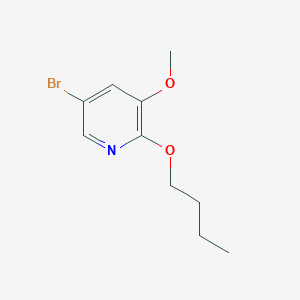 molecular formula C10H14BrNO2 B3098969 5-Bromo-2-butoxy-3-methoxypyridine CAS No. 1346809-56-0