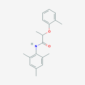 molecular formula C19H23NO2 B309898 N-mesityl-2-(2-methylphenoxy)propanamide 