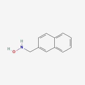 molecular formula C11H11NO B3099008 N-(naphthalen-2-ylmethyl)hydroxylamine CAS No. 134796-86-4