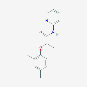 molecular formula C16H18N2O2 B309906 2-(2,4-dimethylphenoxy)-N-(2-pyridinyl)propanamide 