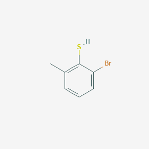 molecular formula C7H7BrS B3099062 2-溴-6-甲基苯硫醇 CAS No. 1349708-74-2