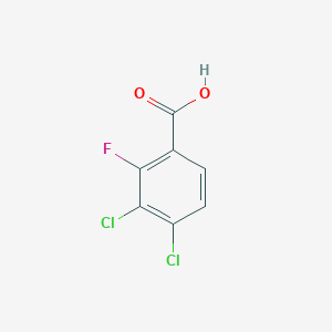 molecular formula C7H3Cl2FO2 B3099066 3,4-Dichloro-2-fluorobenzoic acid CAS No. 1349715-68-9