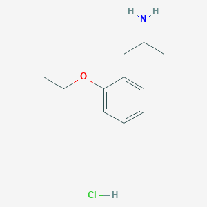molecular formula C11H18ClNO B3099072 2-(2-乙氧基-苯基)-1-甲基-乙胺盐酸盐 CAS No. 135048-83-8