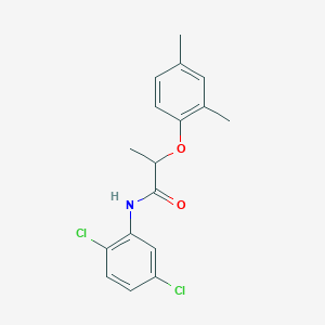 molecular formula C17H17Cl2NO2 B309909 N-(2,5-dichlorophenyl)-2-(2,4-dimethylphenoxy)propanamide 