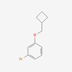 molecular formula C11H13BrO B3099123 1-Bromo-3-(cyclobutylmethoxy)benzene CAS No. 1351385-19-7