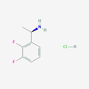 molecular formula C8H10ClF2N B3099140 (R)-1-(2,3-DIFLUOROPHENYL)ETHANAMINE hydrochloride CAS No. 1351580-15-8