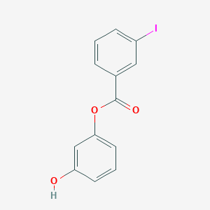 molecular formula C13H9IO3 B309915 (3-Hydroxyphenyl) 3-iodobenzoate 