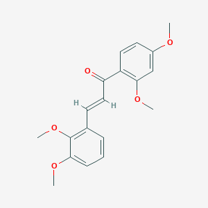 (2E)-3-(2,3-Dimethoxyphenyl)-1-(2,4-dimethoxyphenyl)prop-2-en-1-one