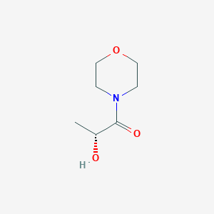 molecular formula C7H13NO3 B3099185 (R)-2-Hydroxy-1-morpholinopropan-1-one CAS No. 135206-87-0