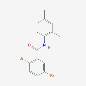 molecular formula C15H13Br2NO B309920 2,5-dibromo-N-(2,4-dimethylphenyl)benzamide 