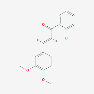(2E)-1-(2-Chlorophenyl)-3-(3,4-dimethoxyphenyl)prop-2-en-1-one