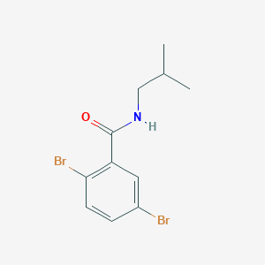 molecular formula C11H13Br2NO B309921 2,5-dibromo-N-isobutylbenzamide 
