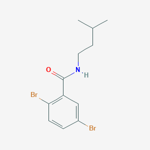 molecular formula C12H15Br2NO B309922 2,5-dibromo-N-isopentylbenzamide 