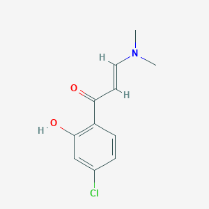 molecular formula C11H12ClNO2 B3099225 (2E)-1-(4-氯-2-羟基苯基)-3-(二甲氨基)丙-2-烯-1-酮 CAS No. 135251-11-5