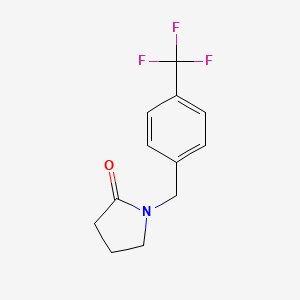 1-[4-(Trifluoromethyl)benzyl]pyrrolidin-2-one