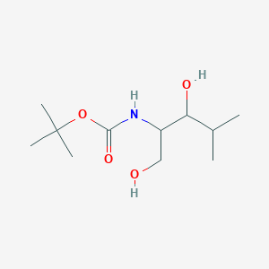 tert-Butyl 2-hydroxy-1-(hydroxymethyl)-3-methylbutylcarbamate