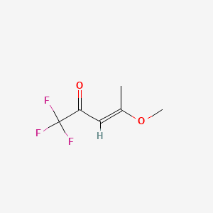 molecular formula C6H7F3O2 B3099278 (3E)-1,1,1-trifluoro-4-methoxypent-3-en-2-one CAS No. 135351-20-1