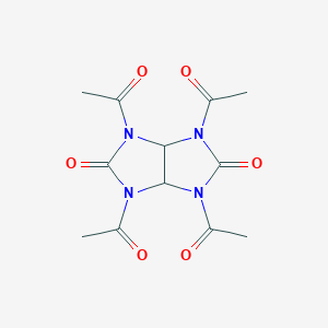 molecular formula C12H14N4O6 B030993 N,N',N'',N'''-Tetraacetylglycoluril CAS No. 10543-60-9