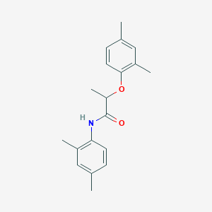 molecular formula C19H23NO2 B309930 2-(2,4-dimethylphenoxy)-N-(2,4-dimethylphenyl)propanamide 