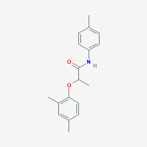 molecular formula C18H21NO2 B309940 2-(2,4-dimethylphenoxy)-N-(4-methylphenyl)propanamide 