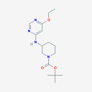 tert-Butyl 3-((6-ethoxypyrimidin-4-yl)amino)piperidine-1-carboxylate