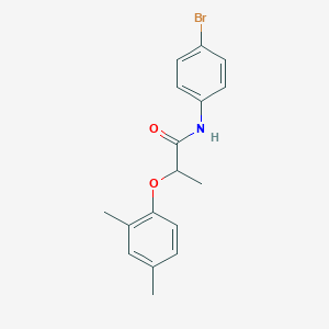 N-(4-bromophenyl)-2-(2,4-dimethylphenoxy)propanamide