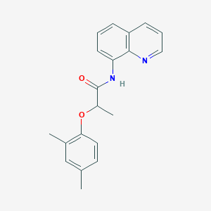 molecular formula C20H20N2O2 B309944 2-(2,4-dimethylphenoxy)-N-(8-quinolinyl)propanamide 