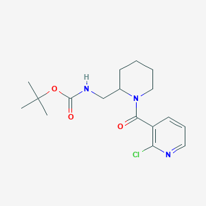 tert-Butyl ((1-(2-chloronicotinoyl)piperidin-2-yl)methyl)carbamate