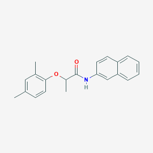 molecular formula C21H21NO2 B309947 2-(2,4-dimethylphenoxy)-N-(2-naphthyl)propanamide 