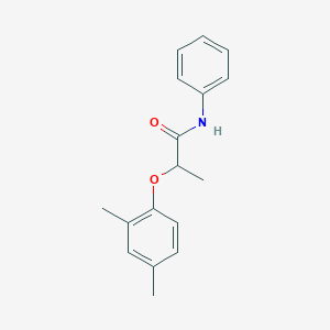 molecular formula C17H19NO2 B309949 2-(2,4-dimethylphenoxy)-N-phenylpropanamide 