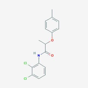 molecular formula C16H15Cl2NO2 B309959 N-(2,3-dichlorophenyl)-2-(4-methylphenoxy)propanamide 