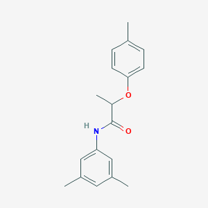 molecular formula C18H21NO2 B309962 N-(3,5-dimethylphenyl)-2-(4-methylphenoxy)propanamide 