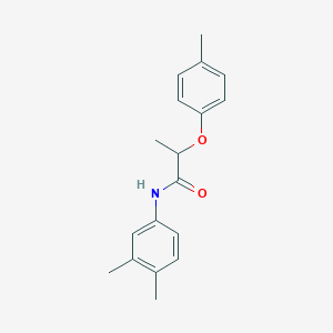 molecular formula C18H21NO2 B309964 N-(3,4-dimethylphenyl)-2-(4-methylphenoxy)propanamide 