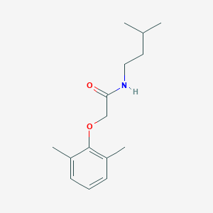 molecular formula C15H23NO2 B309966 2-(2,6-dimethylphenoxy)-N-isopentylacetamide 