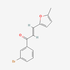 (2E)-1-(3-Bromophenyl)-3-(5-methylfuran-2-yl)prop-2-en-1-one