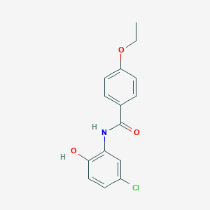 molecular formula C15H14ClNO3 B309978 N-(5-chloro-2-hydroxyphenyl)-4-ethoxybenzamide 