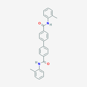 N~4~,N~4~'-bis(2-methylphenyl)[1,1'-biphenyl]-4,4'-dicarboxamide