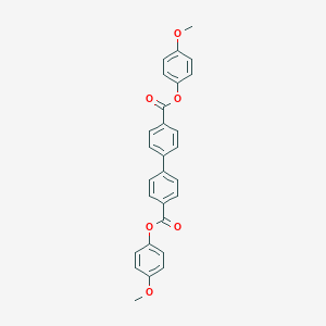 molecular formula C28H22O6 B309985 Bis(4-methoxyphenyl) [1,1'-biphenyl]-4,4'-dicarboxylate 