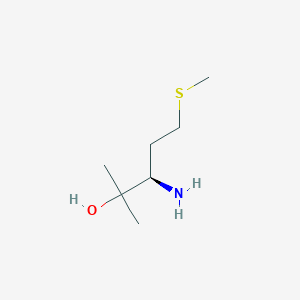 molecular formula C7H17NOS B3099853 (R)-3-Amino-2-methyl-5-(methylthio)-2-pentanol CAS No. 1354942-48-5