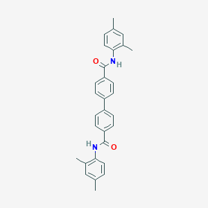 molecular formula C30H28N2O2 B309986 N~4~,N~4~'-bis(2,4-dimethylphenyl)[1,1'-biphenyl]-4,4'-dicarboxamide 