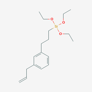 molecular formula C18H30O3Si B3099928 M-Allylphenylpropyltriethoxysilane CAS No. 1356114-60-7