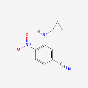 3-(Cyclopropylamino)-4-nitrobenzonitrile