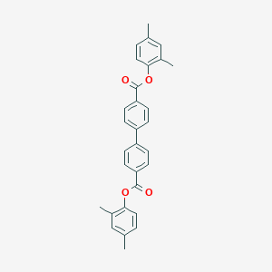 molecular formula C30H26O4 B309994 Bis(2,4-dimethylphenyl) [1,1'-biphenyl]-4,4'-dicarboxylate 