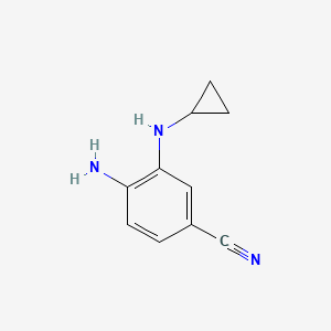 4-Amino-3-(cyclopropylamino)benzonitrile