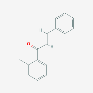 molecular formula C16H14O B3099943 o-Methyl-alpha-styrylbenzaldehyde CAS No. 13565-43-0