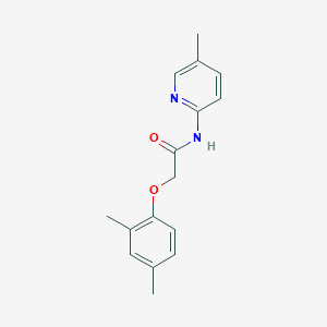 molecular formula C16H18N2O2 B309997 2-(2,4-dimethylphenoxy)-N-(5-methylpyridin-2-yl)acetamide 